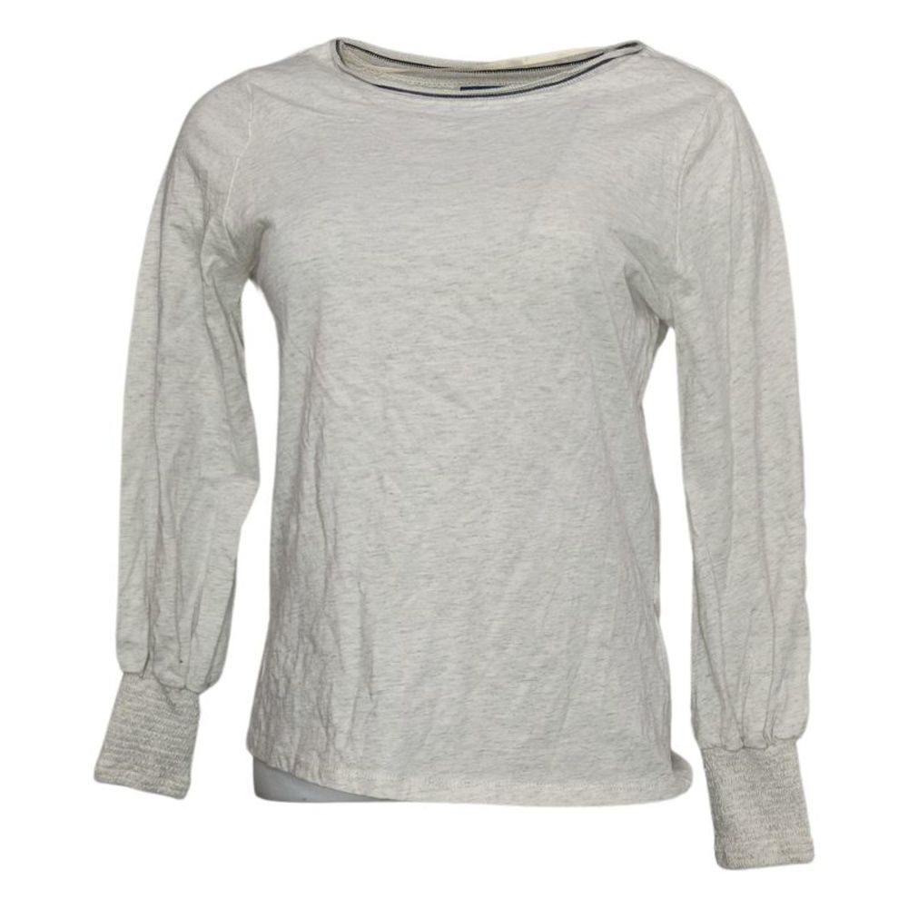 Democracy Cream Long Sleeve Top